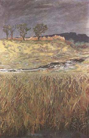Max Klinger Landscape at the Unstrut (mk09) oil painting image